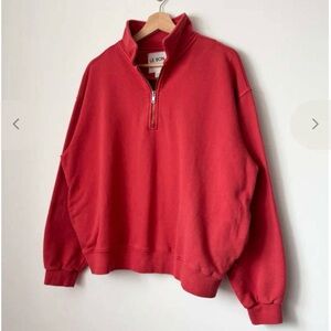 Le Bon Shoppe Coral Red Sweatshirt